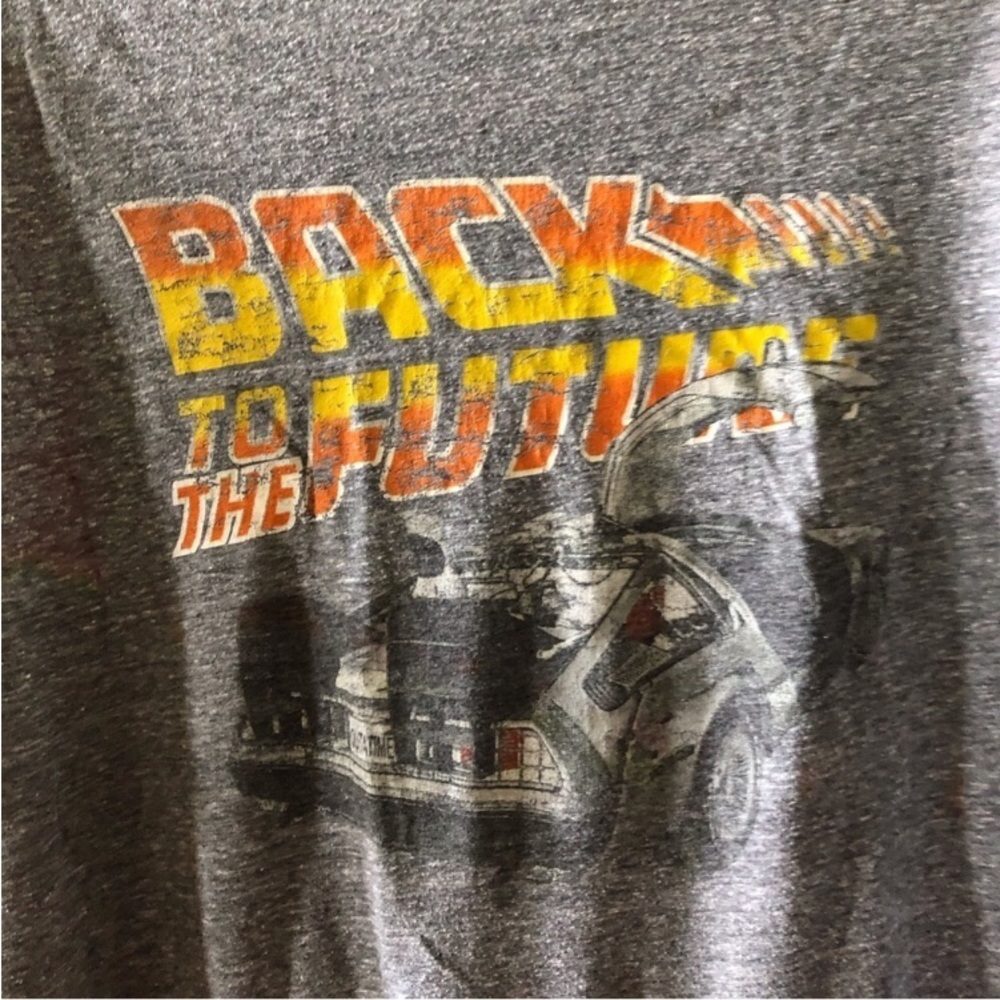 Back to the Future gray short sleeve graphic tee in size XL